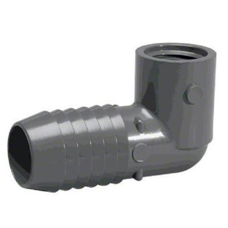 LASCO FITTINGS 1.5 in. Female Pipe Thread 90 deg Insert Elbow PV1407015